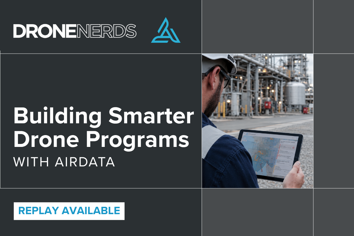 07.08.2026 Webinar Replay Banner - Building Smarter Drone Programs with AirData